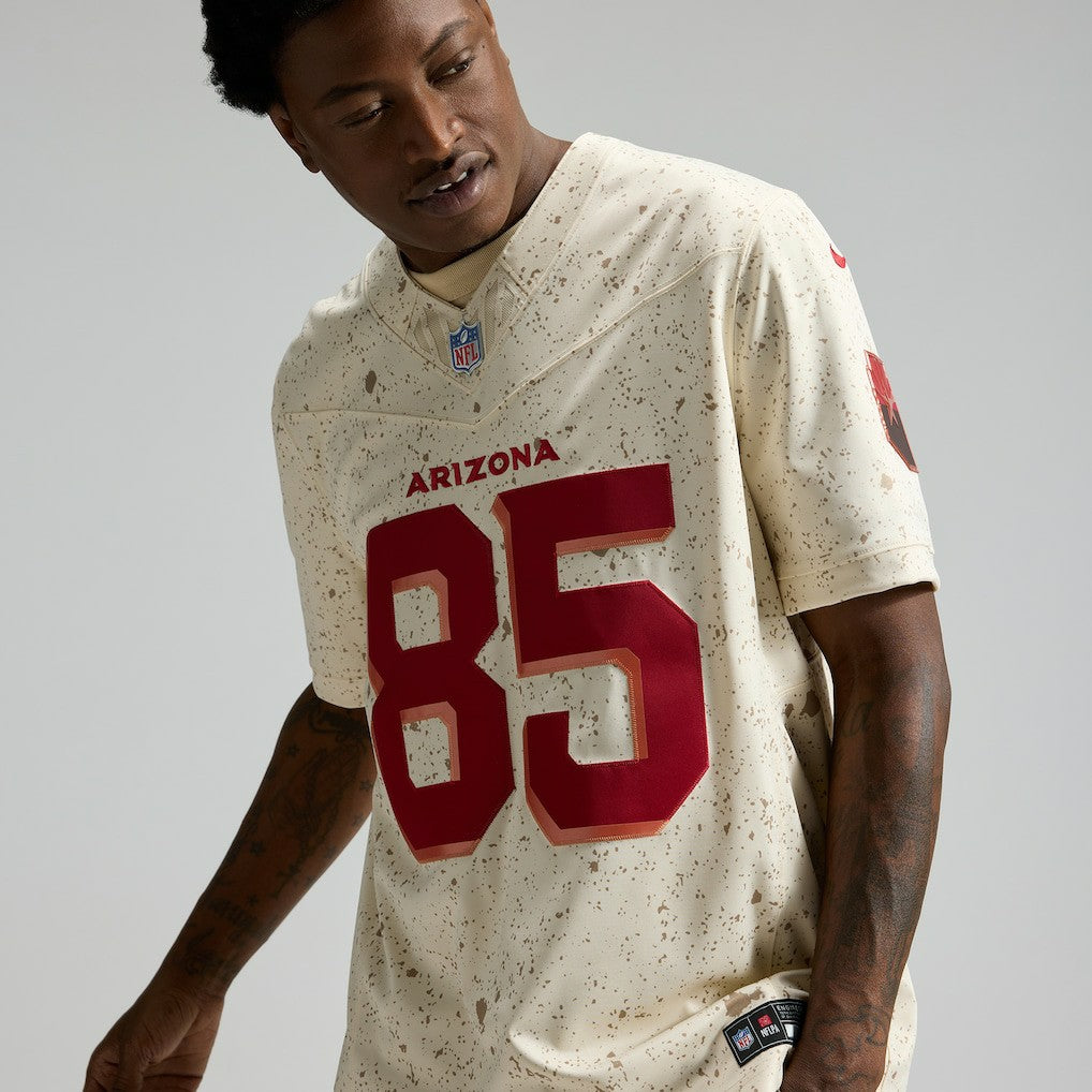 Nike Trey McBride Arizona Cardinals 2025 Rivalries Collection Limited Jersey Natural