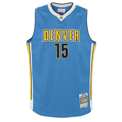 Nikola Jokic Denver Nuggets Youth 2016/17 Hardwood Classics Swingman Jersey for sale Light Blue | Mitchell & Ness online