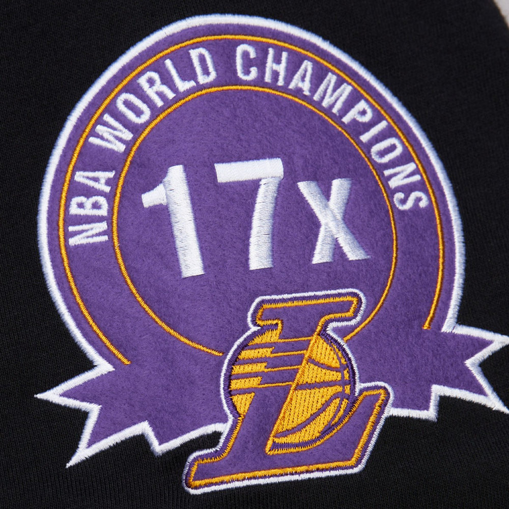 Los Angeles Lakers Black Out Collection Vintage Premium T-Shirt Black