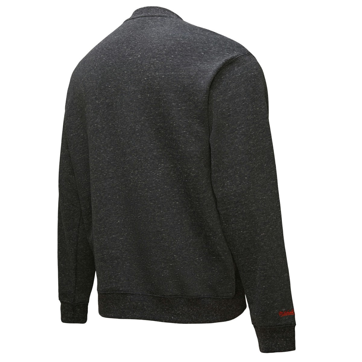 New York Knicks Hardwood Classics Blackout Collection Snow Washed Pullover Sweatshirt Black