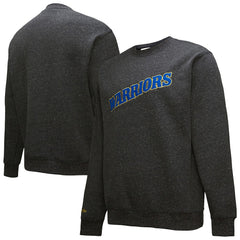 Golden State Warriors Black Out Collection Snow Washed Vintage Logo Pullover Sweatshirt for sale Black | Mitchell & Ness discount