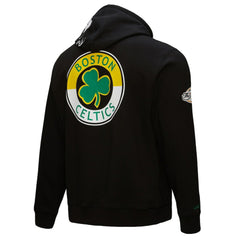 Boston Celtics Hardwood Classics Blackout Collection Pullover Hoodie Black | Mitchell & Ness Near Me