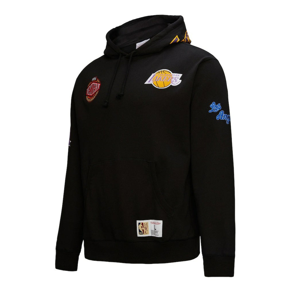 Los Angeles Lakers Hardwood Classics Blackout Collection Pullover Hoodie Black | Mitchell & Ness Near Me