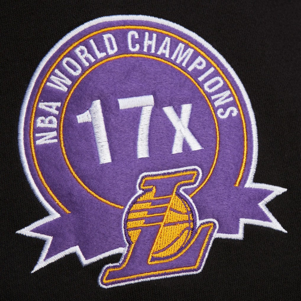 Los Angeles Lakers Hardwood Classics Blackout Collection Pullover Hoodie Black | Mitchell & Ness Near Me