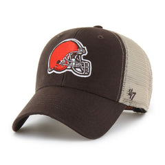 47 brand Cleveland Browns '47 Flagship MVP Trucker Adjustable Hat Brown/Natural
