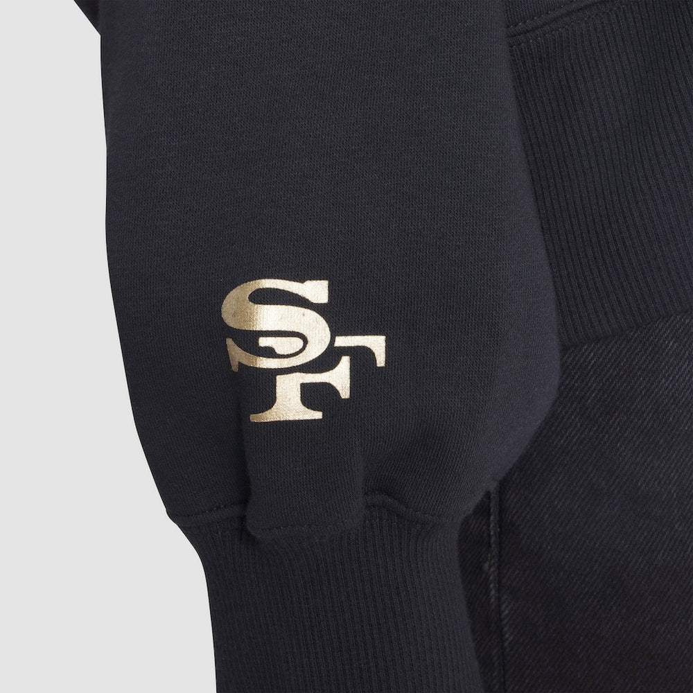 Nike San Francisco 49ers Women's 2025 Rivalries Collection Oversized Phoenix Fleece Sweatshirt Black