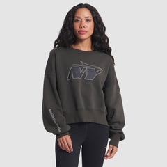 Nike New York Jets Women's 2025 Rivalries Collection Oversized Phoenix Fleece Sweatshirt Gotham Green
