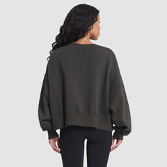 Nike New York Jets Women's 2025 Rivalries Collection Oversized Phoenix Fleece Sweatshirt Gotham Green