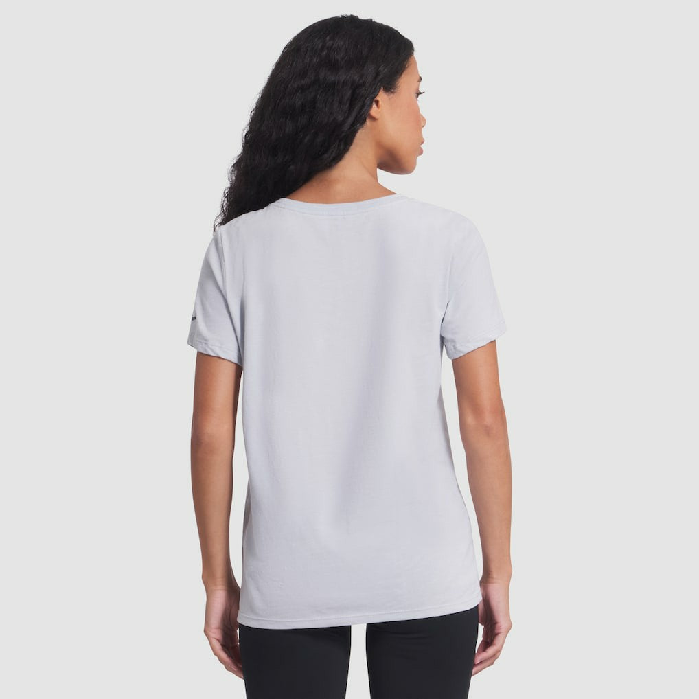 Nike New England Patriots Women's 2025 Rivalries Collection Slub Dri-FIT T-Shirt Silver