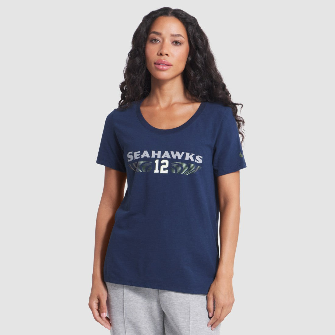 Nike Seattle Seahawks Women's 2025 Rivalries Collection Slub Dri-FIT T-Shirt College Navy