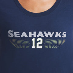 Nike Seattle Seahawks Women's 2025 Rivalries Collection Slub Dri-FIT T-Shirt College Navy