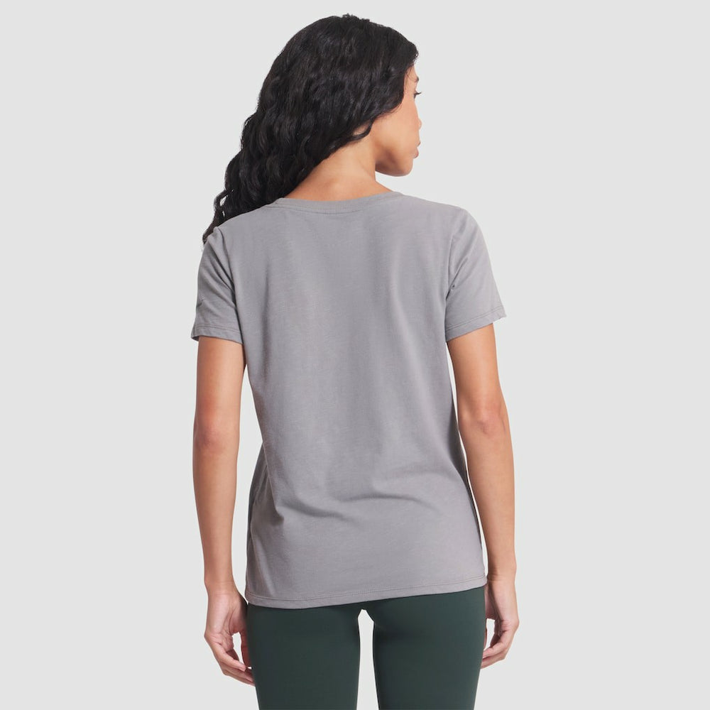 Nike New York Jets Women's 2025 Rivalries Collection Slub Dri-FIT T-Shirt Iron Ore