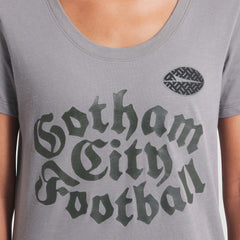 Nike New York Jets Women's 2025 Rivalries Collection Slub Dri-FIT T-Shirt Iron Ore