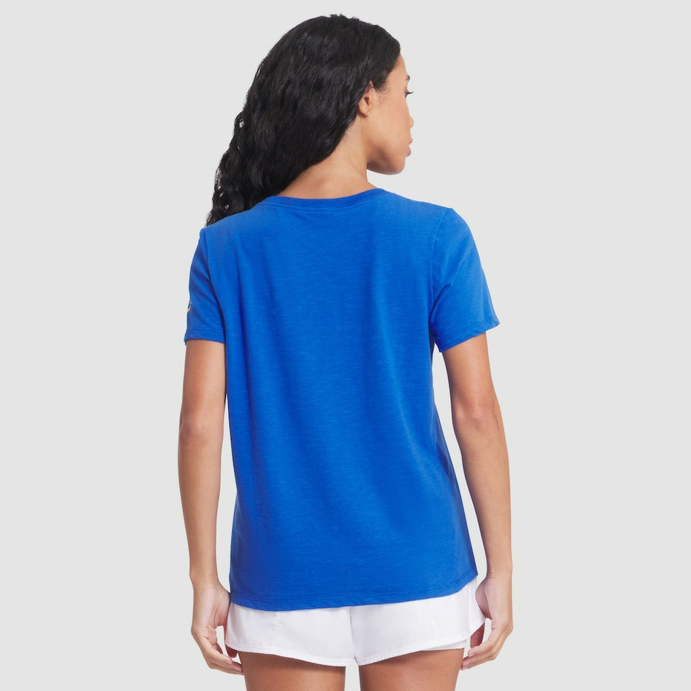 Nike Los Angeles Rams Women's 2025 Rivalries Collection Slub Dri-FIT T-Shirt Royal