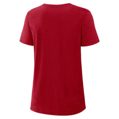 Nike San Francisco 49ers Women's 2025 Rivalries Collection Slub Dri-FIT T-Shirt Scarlet