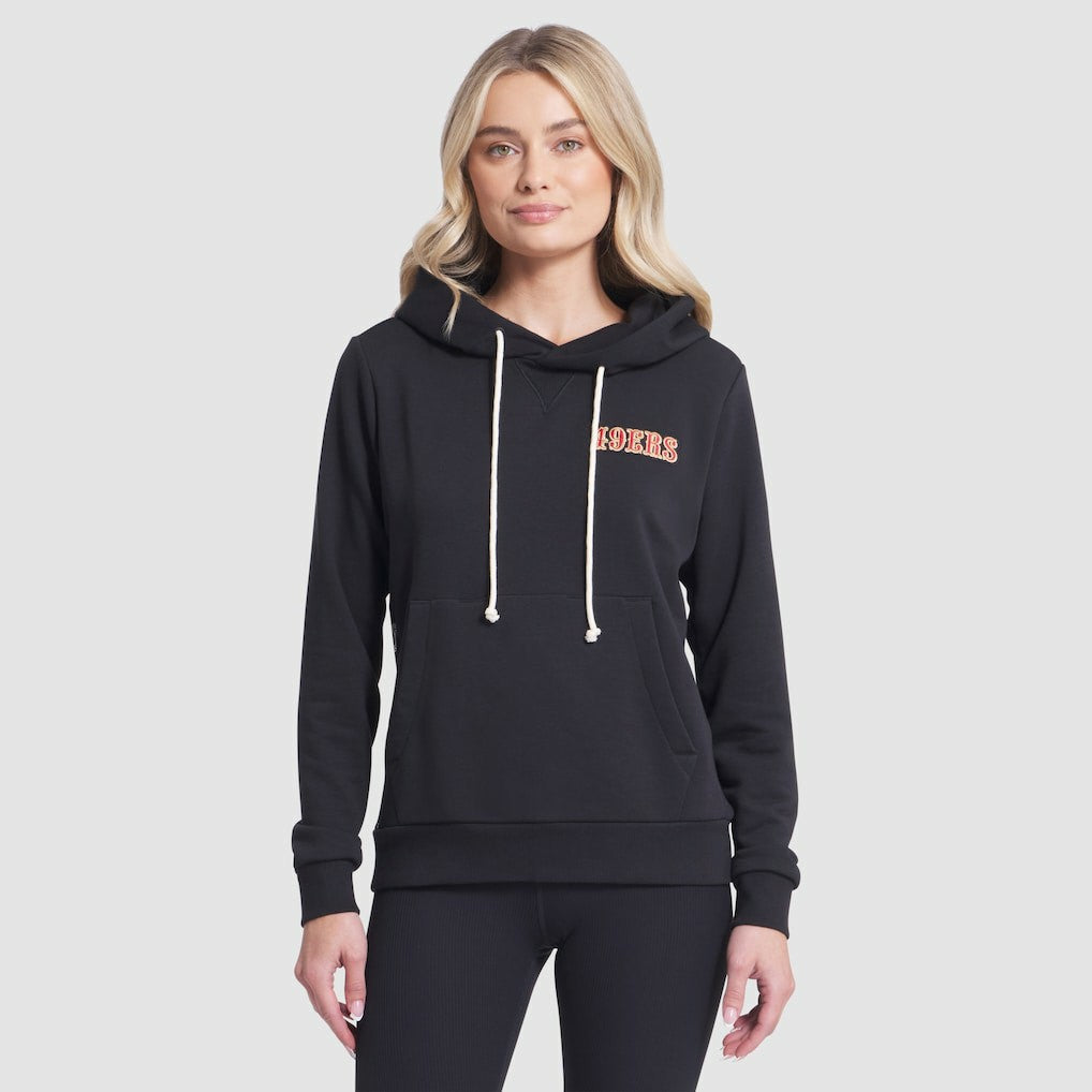 Nike San Francisco 49ers Women's 2025 Rivalries Collection Standard Issue Sideline Dri-FIT Hoodie Black