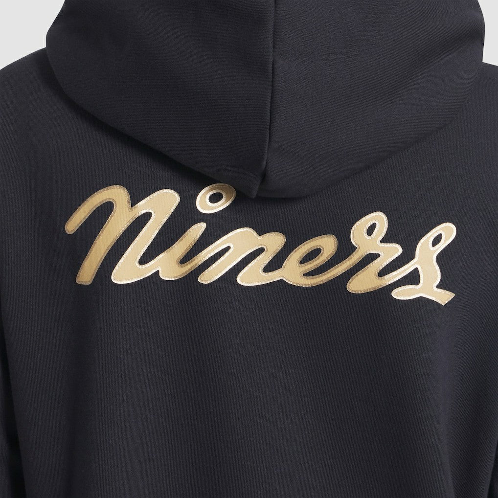 Nike San Francisco 49ers Women's 2025 Rivalries Collection Standard Issue Sideline Dri-FIT Hoodie Black