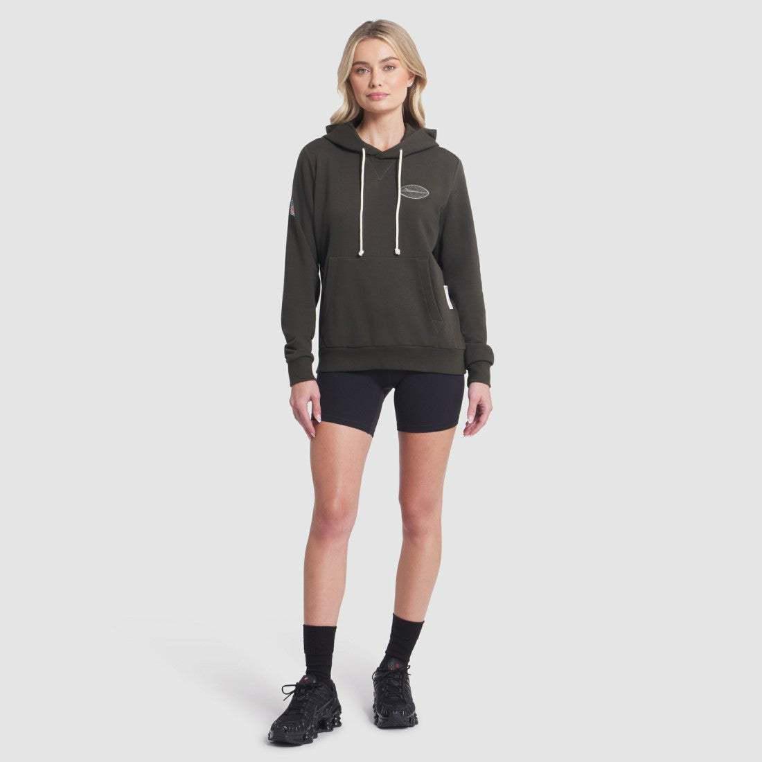 Nike New York Jets Women's 2025 Rivalries Collection Standard Issue Sideline Dri-FIT Hoodie Gotham Green