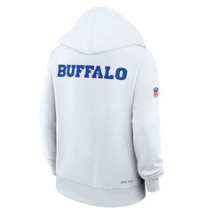 Nike Buffalo Bills Women's 2025 Rivalries Collection Standard Issue Sideline Dri-FIT Hoodie White