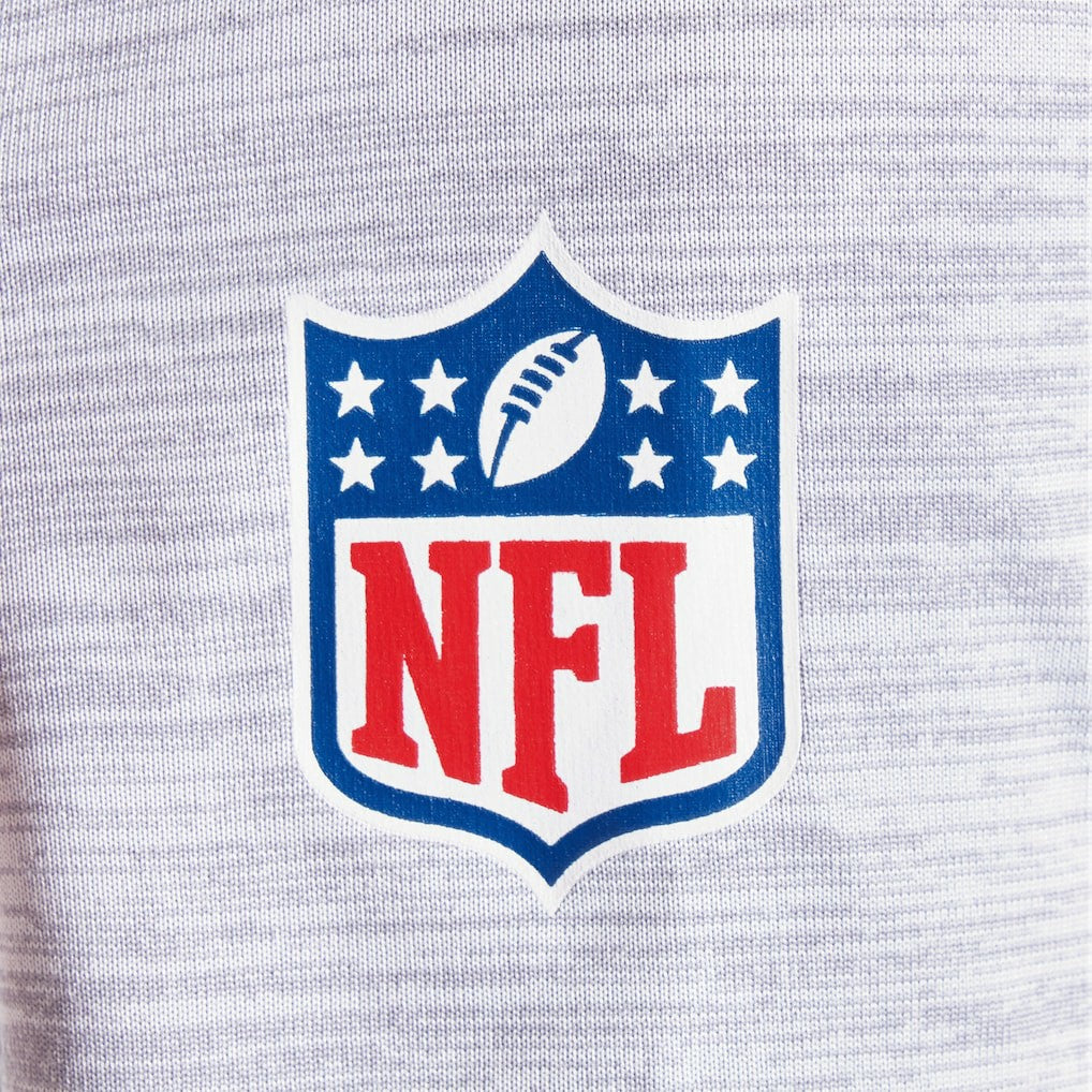 Nike New England Patriots Women's 2025 Rivalries Collection Sideline Velocity Dri-FIT T-Shirt Silver