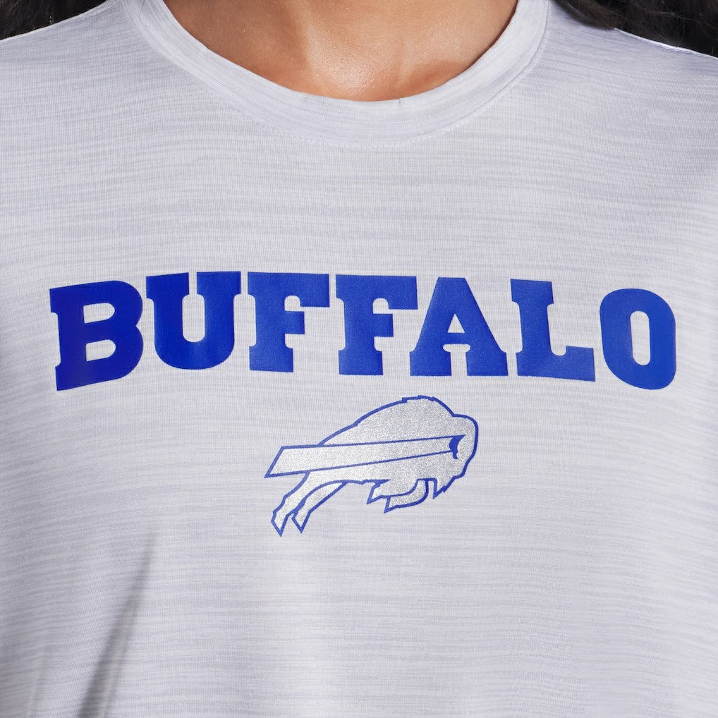 Nike Buffalo Bills Women's 2025 Rivalries Collection Sideline Velocity Dri-FIT T-Shirt White