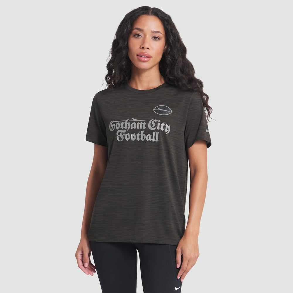Nike New York Jets Women's 2025 Rivalries Collection Sideline Velocity Dri-FIT T-Shirt Black