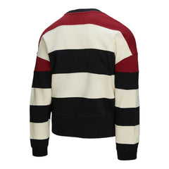 Philadelphia Phillies Mitchell & Ness Women's Cooperstown Collection Blocked Fleece Pullover Sweatshirt- Burgundy/Black - Mitchell & Ness Discount