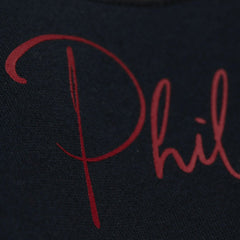 Philadelphia Phillies Mitchell & Ness Women's Cooperstown Collection Blocked Fleece Pullover Sweatshirt- Burgundy/Black - Mitchell & Ness Discount