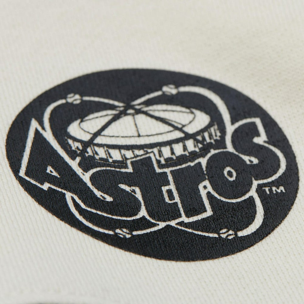 Houston Astros Mitchell & Ness Women's Cooperstown Collection Blocked Fleece Pullover Sweatshirt- Orange/Black - Mitchell & Ness Online