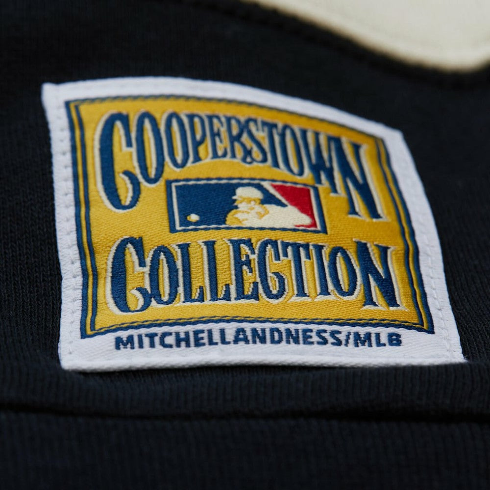 Houston Astros Mitchell & Ness Women's Cooperstown Collection Blocked Fleece Pullover Sweatshirt- Orange/Black - Mitchell & Ness Online