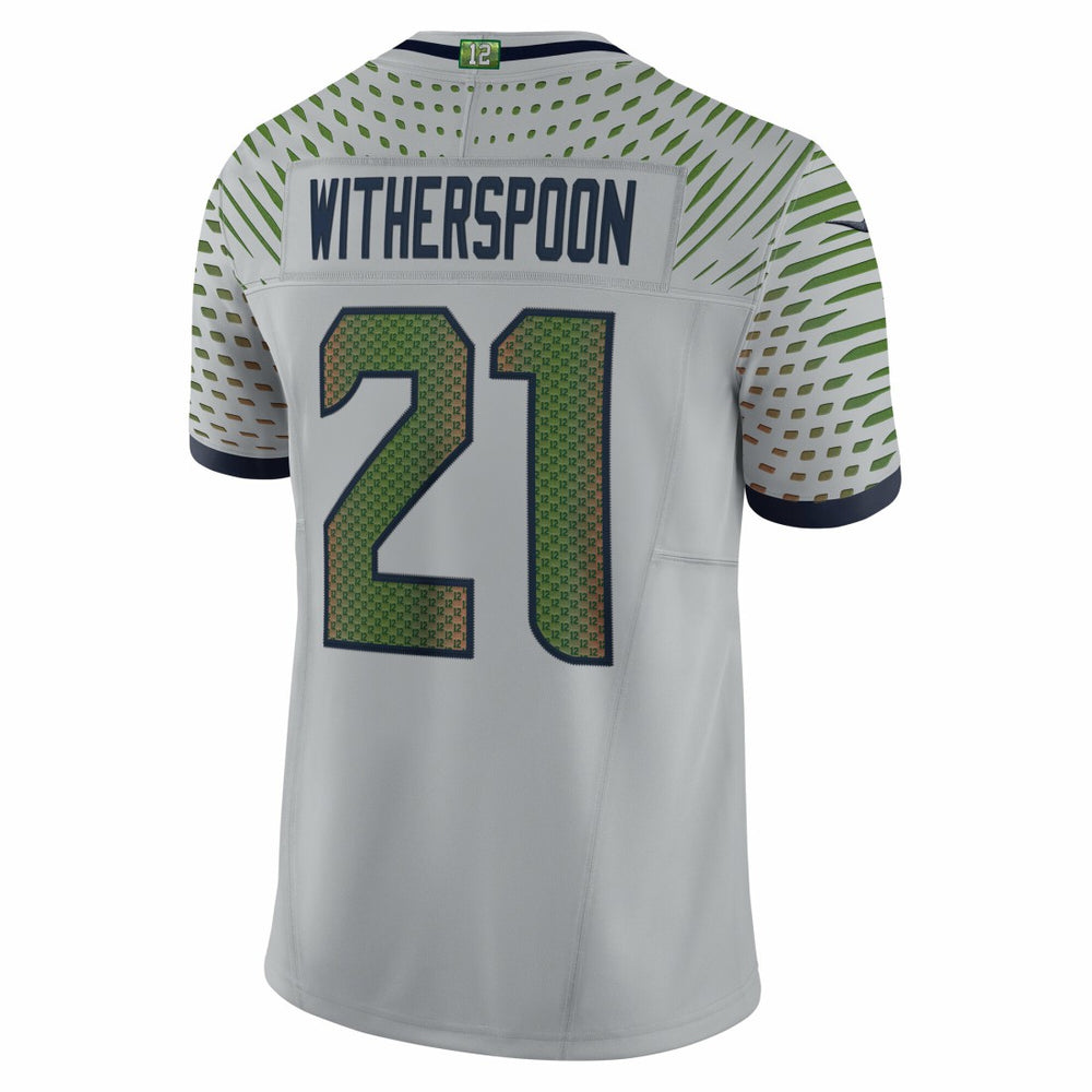 Nike Devon Witherspoon Seattle Seahawks 2025 Rivalries Collection Limited Jersey Wolf Gray