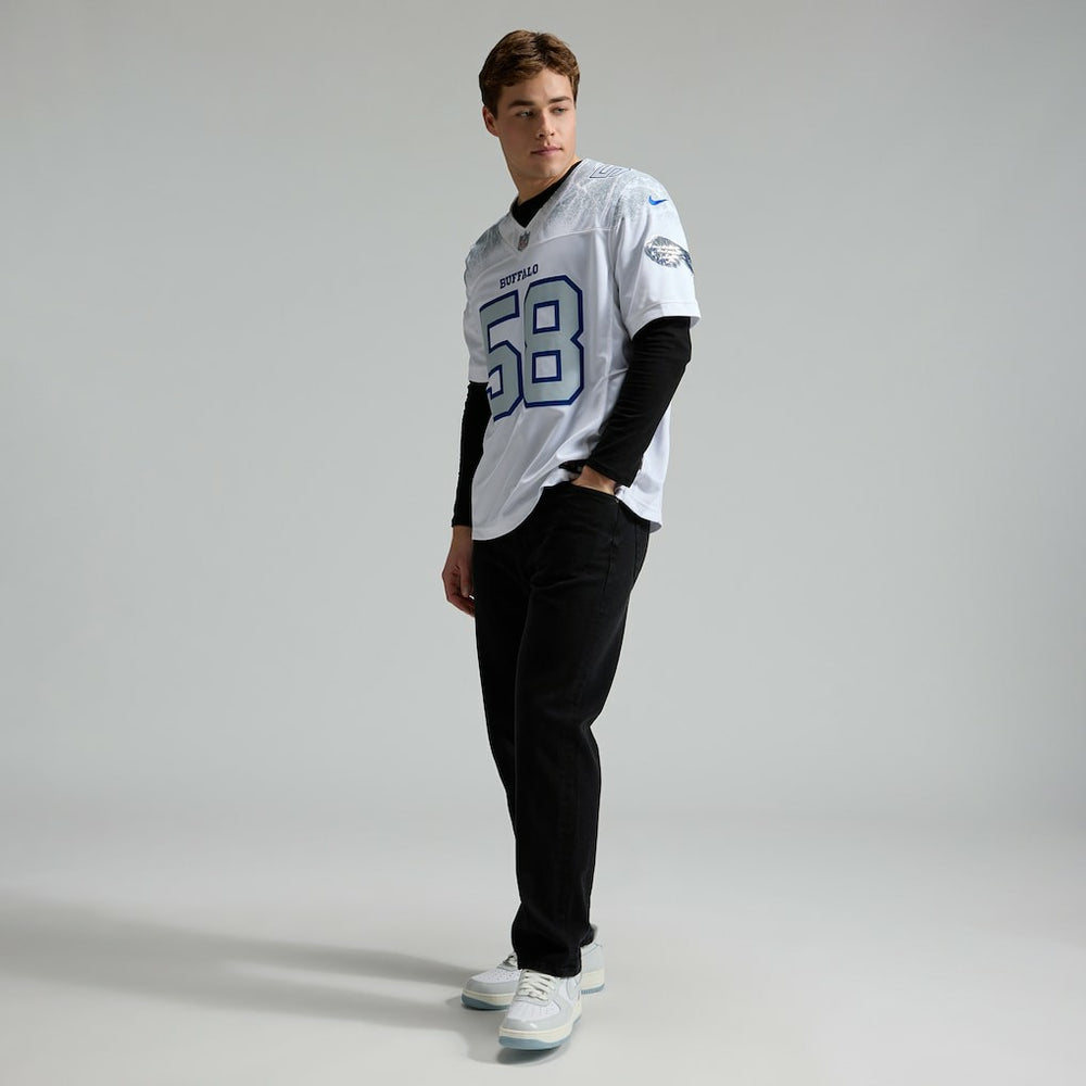 Nike Matt Milano Buffalo Bills 2025 Rivalries Collection Limited Jersey White