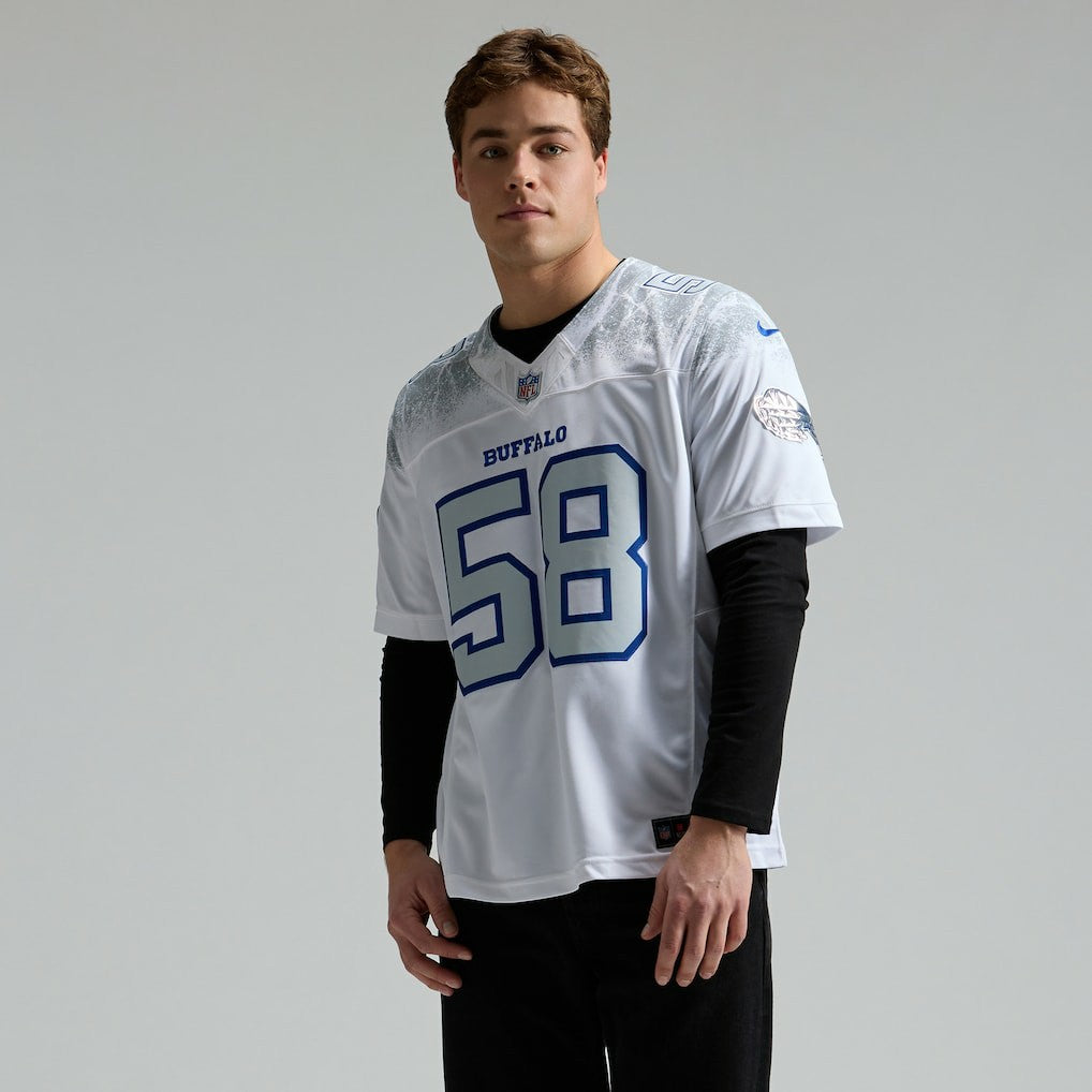 Nike Matt Milano Buffalo Bills 2025 Rivalries Collection Limited Jersey White