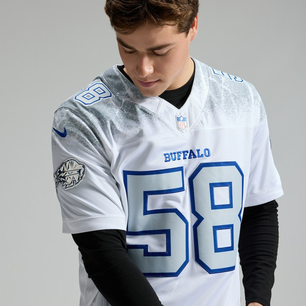 Nike Matt Milano Buffalo Bills 2025 Rivalries Collection Limited Jersey White