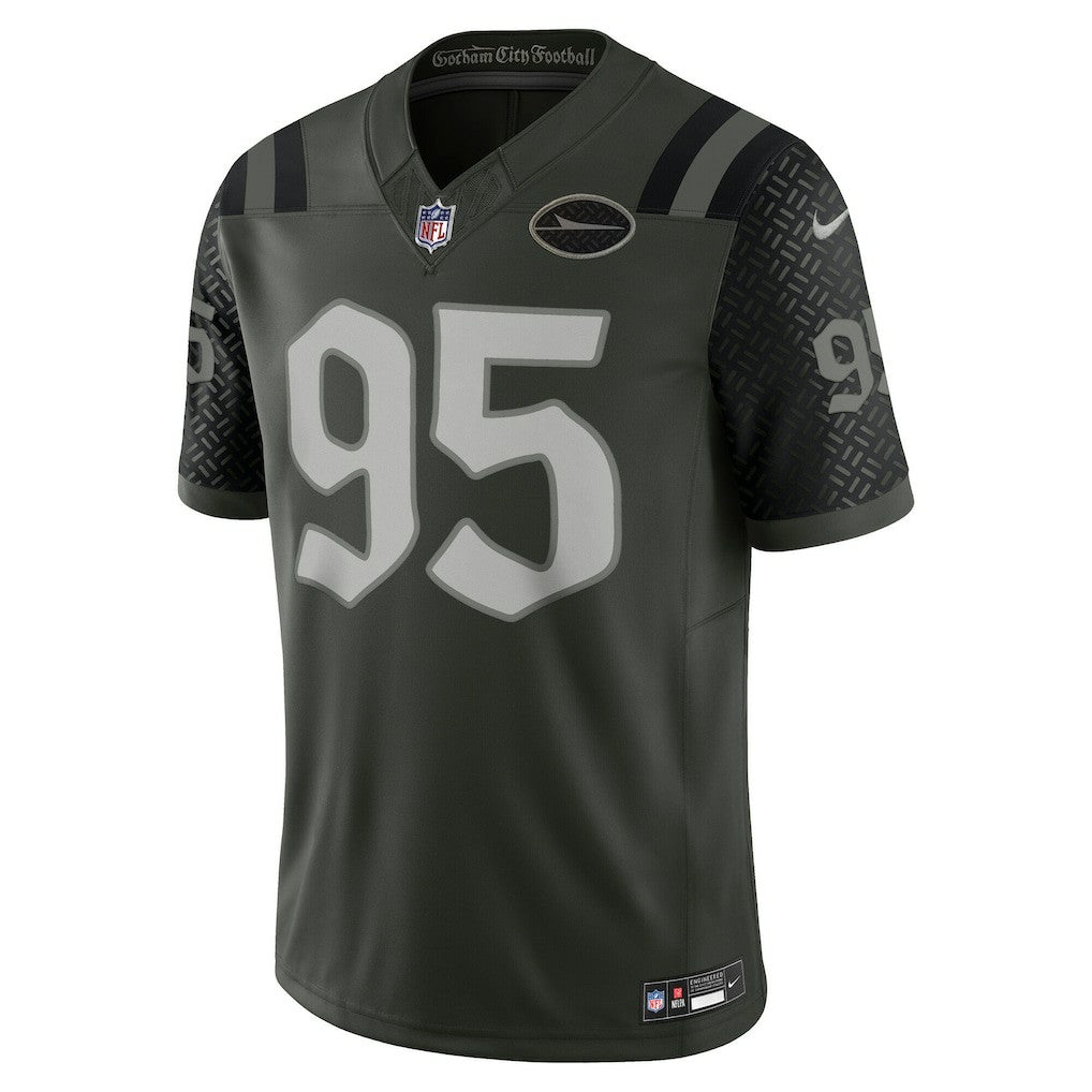 Nike Quinnen Williams New York Jets 2025 Rivalries Collection Limited Jersey Gotham Green