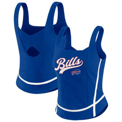 Buffalo Bills WEAR by Erin Andrews Women's Square Neck Tank Top Royal