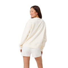 New York Mets Terez Women's Technicolor  Oversized Pullover Sweatshirt - Cream - MLB Online