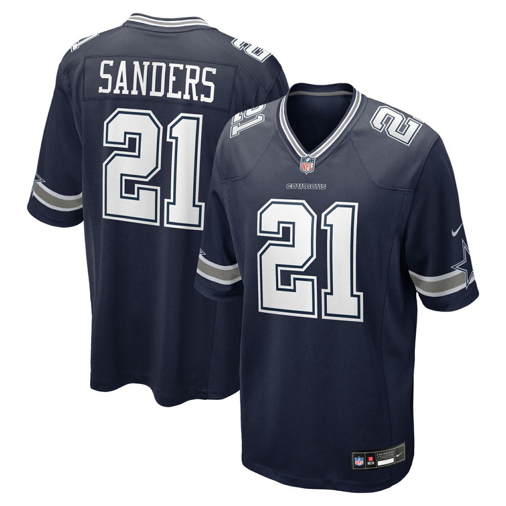 Nike Deion Sanders Dallas Cowboys Team Retired Player Game Jersey Navy