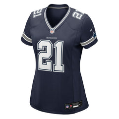 Nike Deion Sanders Dallas Cowboys Women's Team Retired Player Game Jersey Navy