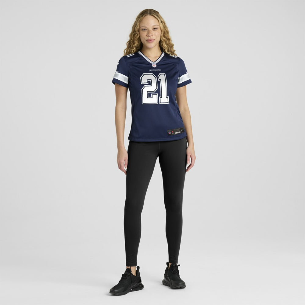 Nike Deion Sanders Dallas Cowboys Women's Team Retired Player Game Jersey Navy