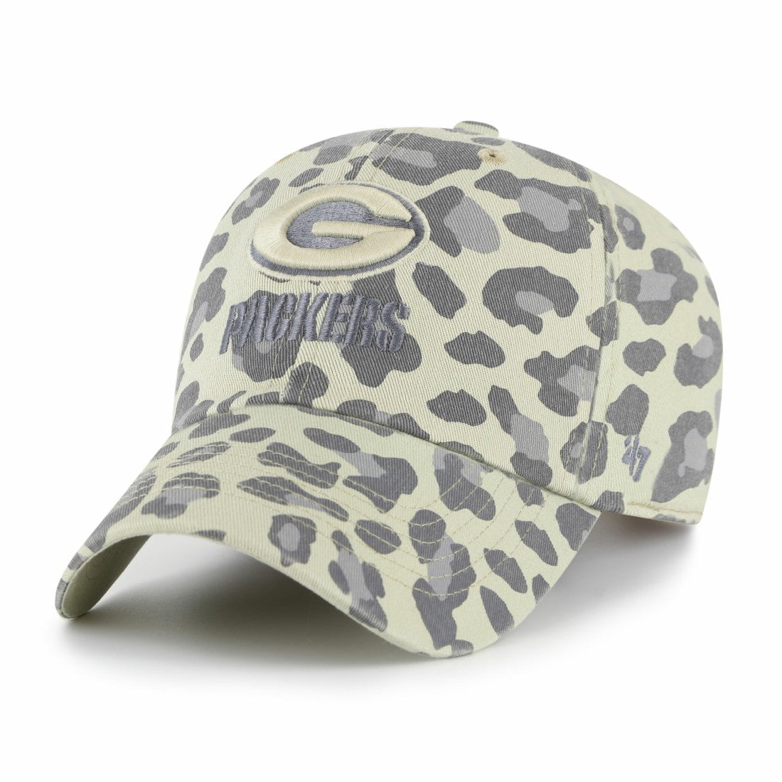 47 brand Green Bay Packers '47 Women's Bagheera Clean Up Adjustable Hat Gray