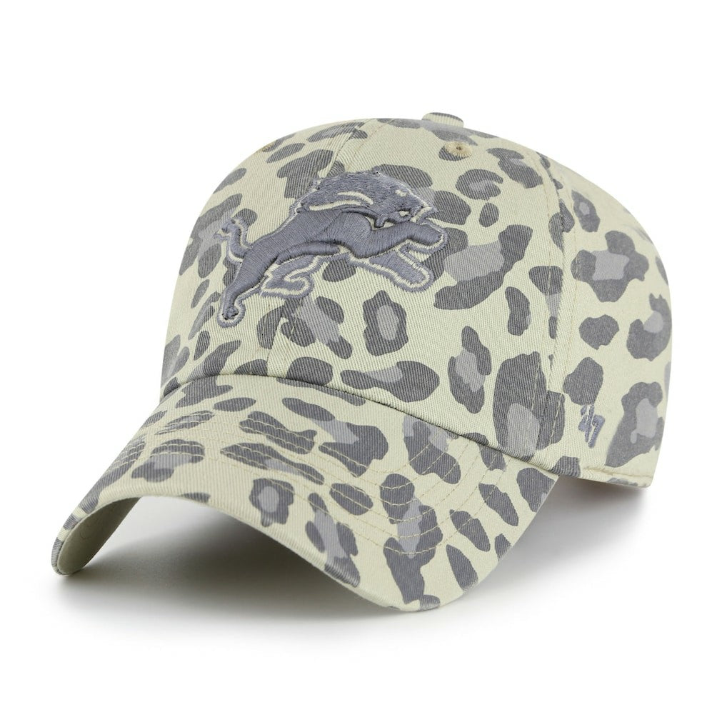 47 brand Detroit Lions '47 Women's Bagheera Clean Up Adjustable Hat Gray
