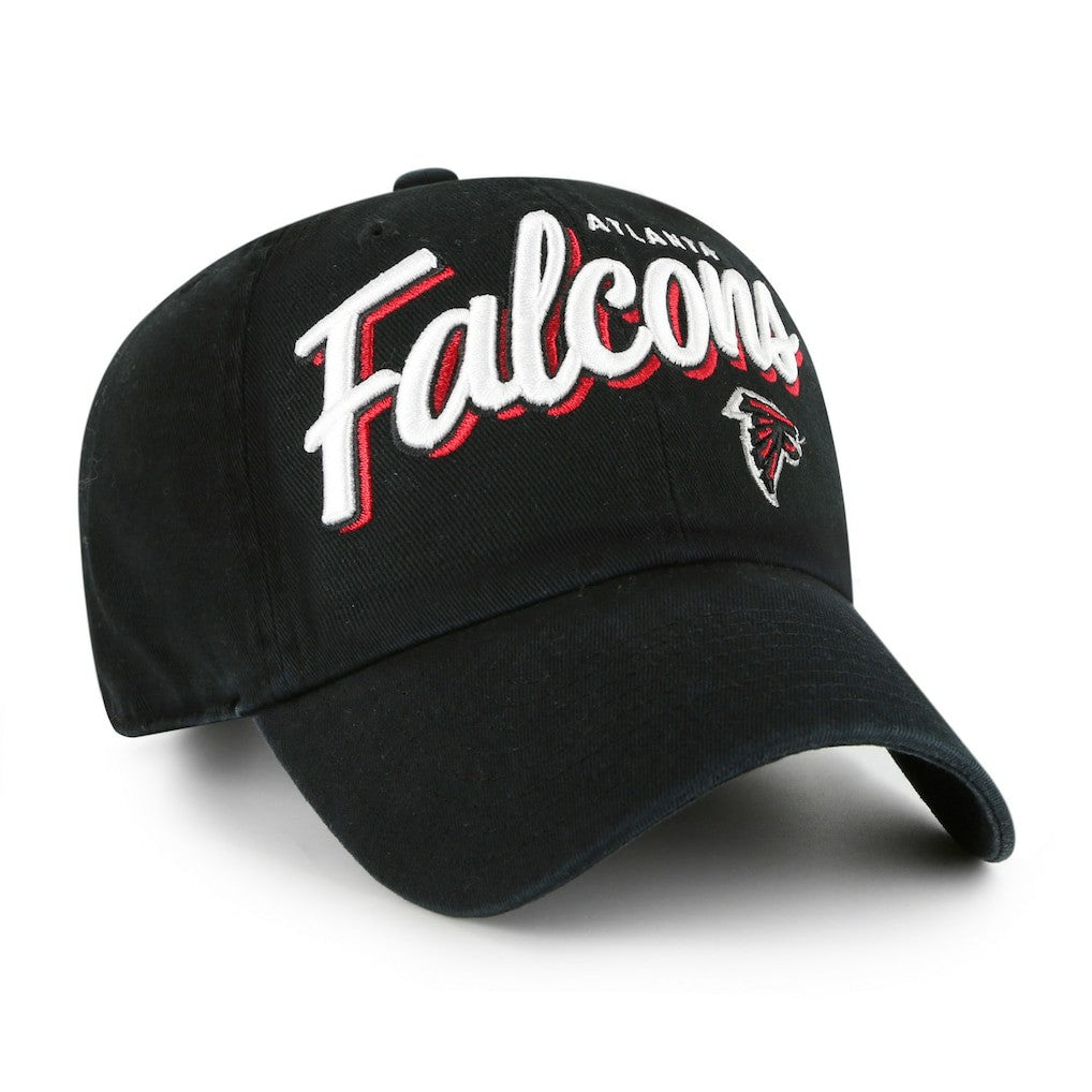 47 brand Atlanta Falcons '47 Women's Ariana Clean Up Adjustable Hat Black