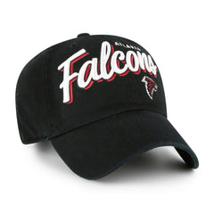 47 brand Atlanta Falcons '47 Women's Ariana Clean Up Adjustable Hat Black