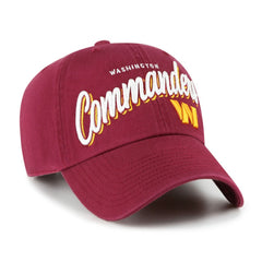47 brand Washington Commanders '47 Women's Ariana Clean Up Adjustable Hat Burgundy