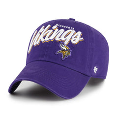 47 brand Minnesota Vikings '47 Women's Ariana Clean Up Adjustable Hat Purple