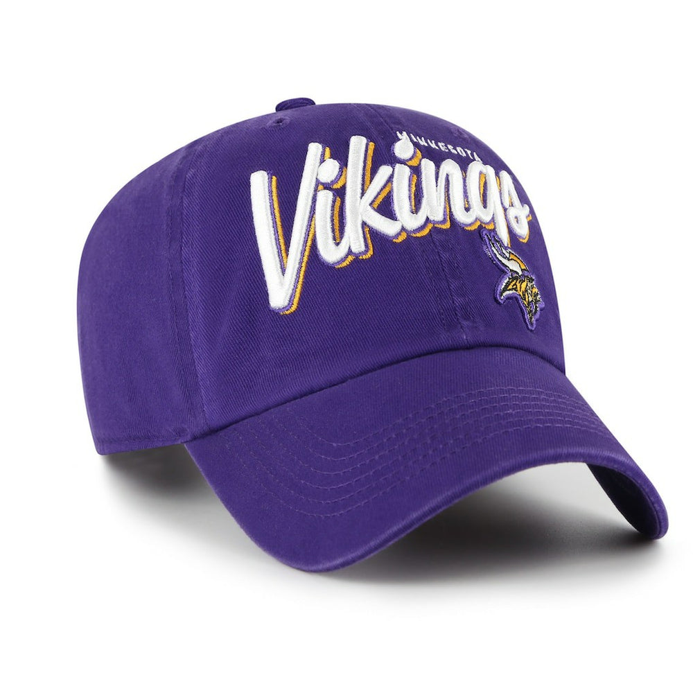 47 brand Minnesota Vikings '47 Women's Ariana Clean Up Adjustable Hat Purple