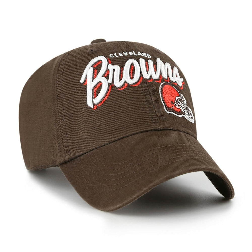 47 brand Cleveland Browns '47 Women's Ariana Clean Up Adjustable Hat Brown