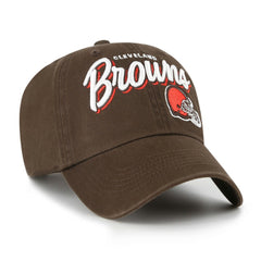 47 brand Cleveland Browns '47 Women's Ariana Clean Up Adjustable Hat Brown