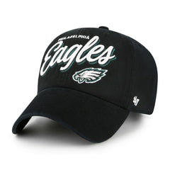 47 brand Philadelphia Eagles '47 Women's Ariana Clean Up Adjustable Hat Black